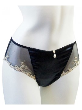 Ambra Silk Gold Shorts 1624